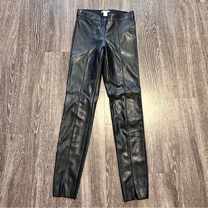 leather skinny pants